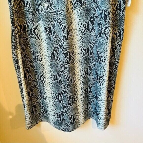 Shelby & Palmer Women's Snakeskin Polyurethane Mini Dress Size 20W - Picture 6 of 11